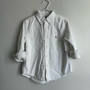 Polo by Ralph Lauren Kids white button down Shirt Size 5